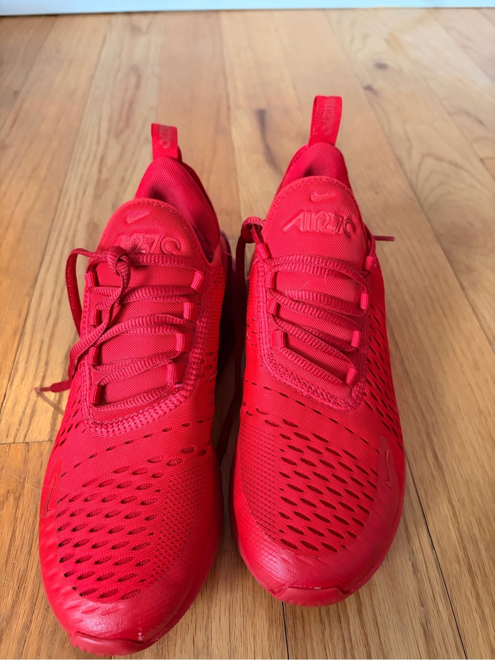 Nike Kids Red Athletic Sneakers Air270 Style